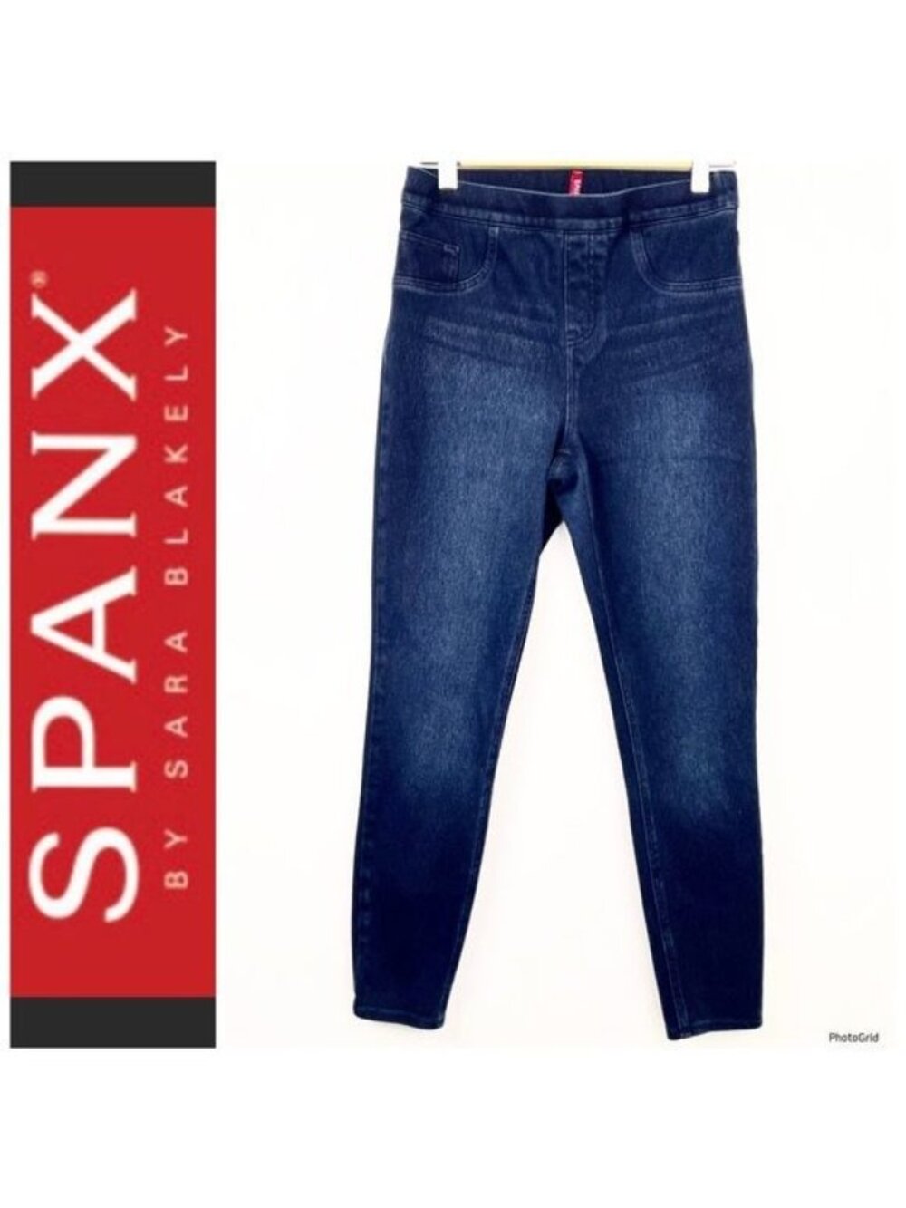 Spanx jean-ish ankle leggings medium denim looking Size Medium